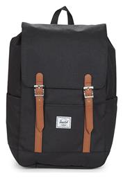 Herschel Retreat Black Γυναικείο Σακίδιο Πλάτης Μαύρο 17lt