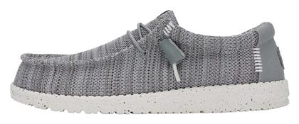 Hey Dude Wally Stretch Sox Ανδρικά Μοκασίνια σε Γκρι Χρώμα