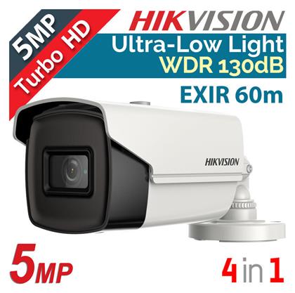 Hikvision DS-2CE16H8T-IT3F CCTV Αδιάβροχη Κάμερα Full HD+ 5MP