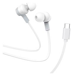 Hoco M86 In-ear Handsfree Ακουστικά με Βύσμα USB-C Λευκό από το Public