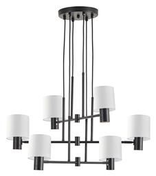 Home Lighting Πολυέλαιος 6xE27 με Καπέλα Λευκός 77-8295 από το Designdrops