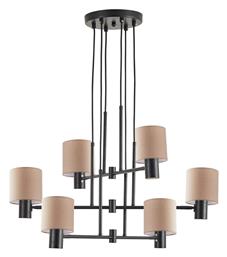 Home Lighting Πολυέλαιος Ø77cm με Καπέλα Μαύρος 77-8872 από το Designdrops