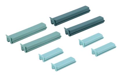 Homely Κλιπ Σακουλες Τροφιμων 2 Διαστασεων Μεντα 12τεμ