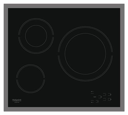 Hotpoint-Ariston HR 603 X Κεραμική Εστία Αυτόνομη με Λειτουργία Κλειδώματος 58x51εκ.