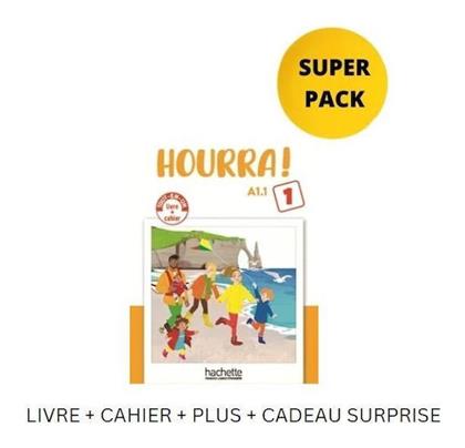 Hourra! 1 Super Pack (livre + Cahier + Lexique + Cadeau Surprise) - Hachette - 9782024240022 - Www.ar-shop.gr