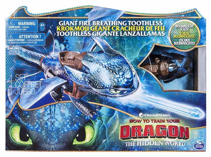 How to train your Dragon Giant Fire Breathing Toothless με Φως για 4+ Ετών 55εκ. από το Moustakas Toys