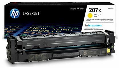 HP 207X Γνήσιο Toner Laser Εκτυπωτή Κίτρινο High Yield 2450 Σελίδων (W2212X)