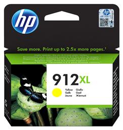 HP 912XL Γνήσιο Μελάνι Εκτυπωτή InkJet Κίτρινο (3YL83AE)