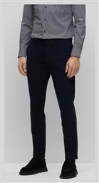 Hugo Boss Ανδρικό Παντελόνι Chino σε Slim Εφαρμογή Navy Μπλε