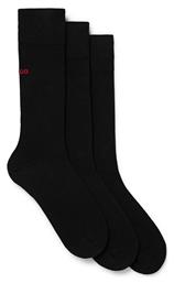 Hugo Boss Μονόχρωμες Κάλτσες 3Pack