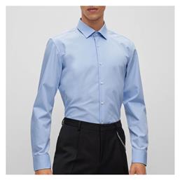 Hugo Boss Βαμβακερό Πουκάμισο Light/Pastel Blue