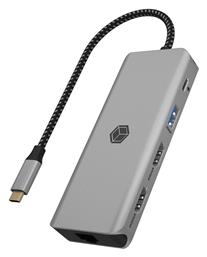 Icy Box IB-DK4012-CPD USB-C Docking Station με HDMI 4K PD Ethernet