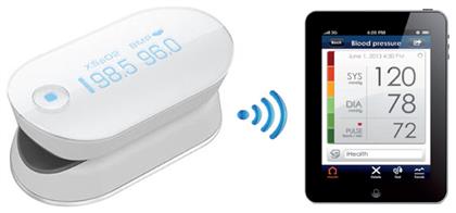 iHealth Επαγγελματικό Οξύμετρο Δακτύλου με Bluetooth