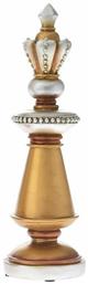 Iliadis Διακοσμητικό Πιόνι Σκακιού Πολυρητίνης Χρυσή 11x11x35cm