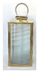 Iliadis Φαναράκι Μεταλλικό Επιδαπέδιο Χρυσό 22x23x48εκ.