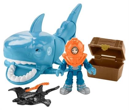Imaginext Καρχαρίο-Όχημα με Δύτη Deep Sea Shark Sub για 3+ Ετών