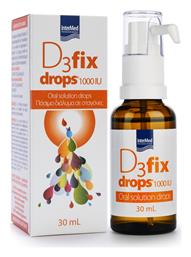 InterMed D3 Fix Drops Βιταμίνη για Ανοσοποιητικό 1000iu 30ml