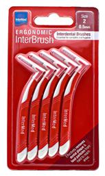 InterMed Ergonomic InterBrush Μεσοδόντια Βουρτσάκια με Λαβή 4τμχ