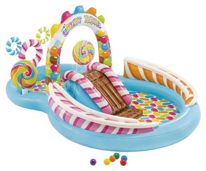 Intex Candy Zone Play Center Παιδική Πισίνα Φουσκωτή 295x191x130εκ.