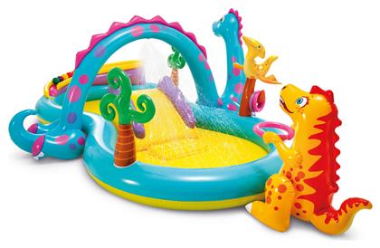 Intex Dinoland Play Center Παιδική Πισίνα Φουσκωτή 302x229x112εκ. 57135 από το Plus4u