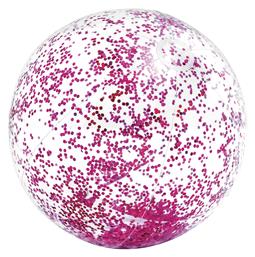 Intex Φουσκωτή Μπάλα Θαλάσσης 71 εκ. με Ροζ Glitter