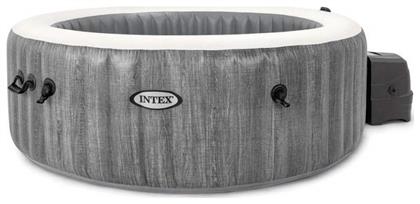 Intex Greywood Deluxe Bubble Massage Πισίνα PVC Φουσκωτή Υδρομασάζ 196x196x71εκ. από το Esmarket