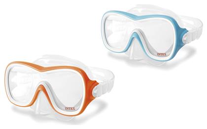 Intex Μάσκα Θαλάσσης με Αναπνευστήρα Wave Rider (Διάφορα Σχέδια/Χρώματα)