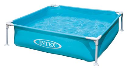 Intex Mini Frame Πισίνα με Μεταλλικό Σκελετό 122x122x30εκ.