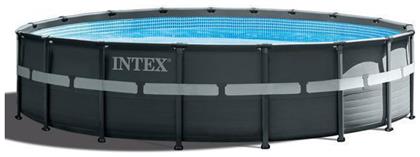 Intex Ultra Frame XTR Πισίνα PVC με Μεταλλικό Σκελετό & Αντλία Φίλτρου 549x549x132εκ.