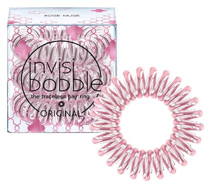 Invisibobble Original 3τμχ Σπιράλ Λαστιχάκια Ροζ 3τμχ