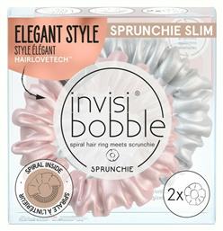 Invisibobble Slim Sprunchie Λαστιχάκια Μαλλιών Ροζ από το Pharm24