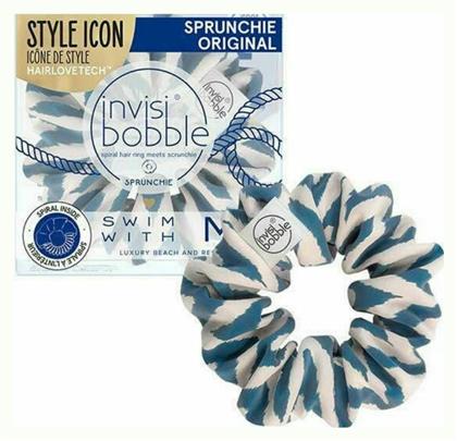 Invisibobble Sprunchie Βελουτέ Scrunchy Μαλλιών Μπλε