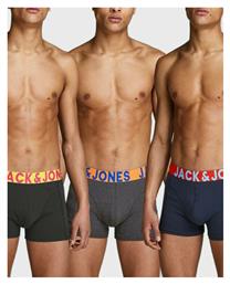 Jack & Jones Ανδρικά Μποξεράκια 3Pack Πολύχρωμα