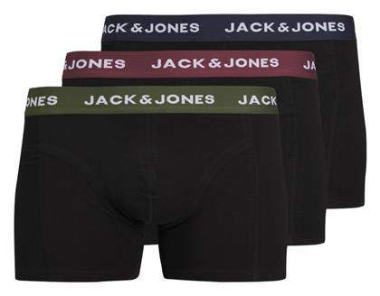 Jack & Jones Ανδρικά Μποξεράκια Μαύρα 3Pack