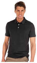 Jack & Jones Ανδρική Μπλούζα Κοντομάνικη Polo Dark Grey Melange