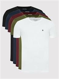 Jack & Jones Ανδρικό T-shirt Black / Navy Blue / Bordeaux / Khaki / White