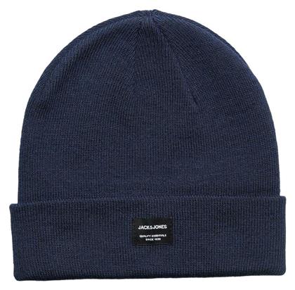 Jack & Jones Beanie Ανδρικός Σκούφος Πλεκτός σε Navy Μπλε χρώμα