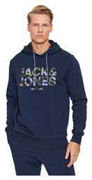 Jack & Jones Φούτερ Μπλε με Κουκούλα