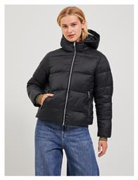 Jack & Jones Κοντό Γυναικείο Puffer Μπουφάν Μαύρο