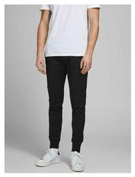 Jack & Jones Παντελόνι Φόρμας με Λάστιχο Μαύρο