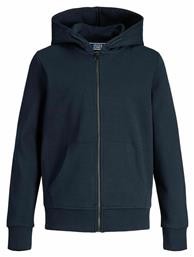 Jack & Jones Παιδική Ζακέτα Φούτερ με Κουκούλα Navy Μπλε