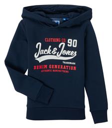 Jack & Jones Παιδικό Φούτερ με Κουκούλα Navy Μπλε