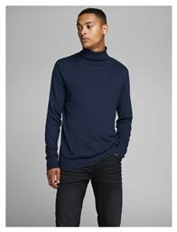 Jack & Jones Rollneck Πουλόβερ Navy Blazer