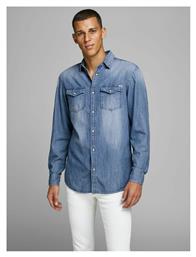 Jack & Jones Τζιν Πουκάμισο Medium Blue Denim