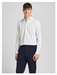 Jack & Jones Βαμβακερό Πουκάμισο White