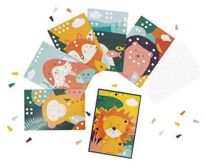 Janod Παιχνίδι Κατασκευών Ξύλινo Ψηφιδώματα για Παιδιά 3+ Ετών