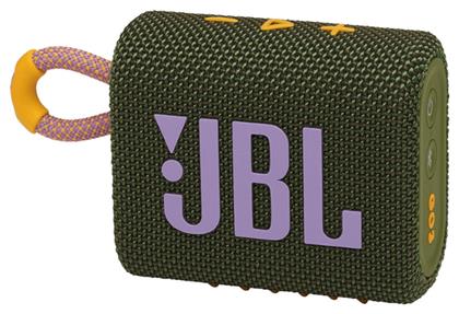 JBL Go 3 Αδιάβροχο Ηχείο Bluetooth 4.2W με Διάρκεια Μπαταρίας έως 5 ώρες Πράσινο από το Public