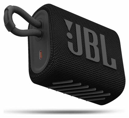 JBL Go 3 Bluetooth 4.2W έως 5 ώρες Μαύρο από το e-shop