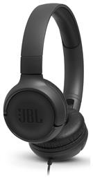 JBL Tune 500 Ενσύρματα On Ear Ακουστικά Μαύρα JBLT500BLK