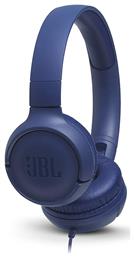 JBL Tune 500 Ενσύρματα On Ear Ακουστικά Navy Μπλε JBLT500BLU